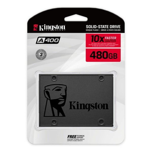 SSD Kingston A400 480GB 2.5 inch Sata 3 - SA400S37/480G (Read/Write: 500/450 MB/s)
