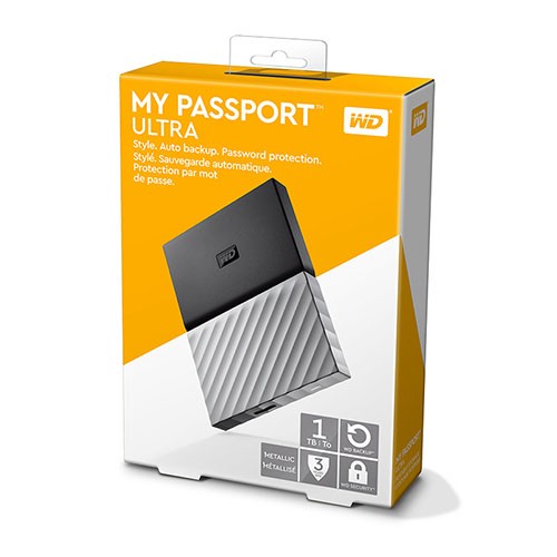 WD My Passport Ultra 3TB WDBFKT0030BGY - Black Gray