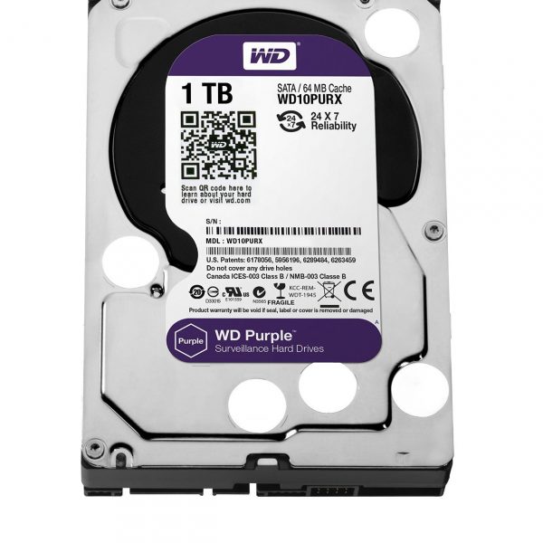 Ổ cứng HDD Western Digital Purple 1TB 3.5″ SATA 3 – WD10PURX