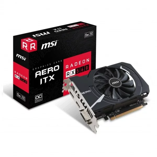 VGA MSI RX 560 AERO ITX 4G OC