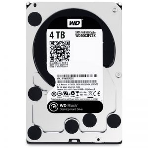 Ổ cứng HDD WD Black 4TB SATA 3 – WD4005FZBX (3.5 inch, SATA, 256MB Cache, 7200RPM, Màu đen)