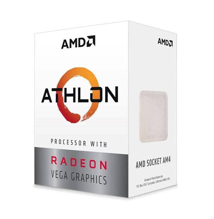 CPU AMD ATHLON 200GE (3.2 GHz, 2 nhân 4 luồng, 4MB Cache, Radeon Vega 3, 35W, Socket AM4)