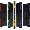 RAM CORSAIR VENGEANCE RGB BLACK 32GB (4x8GB) DDR4 3466MHz - CMR32GX4M4C3466C16