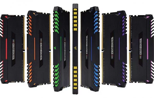RAM CORSAIR VENGEANCE RGB BLACK 16GB (2x8GB) DDR4 3000MHz - CMR16GX4M2C3000C15