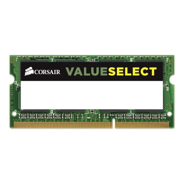 RAM LAPTOP CORSAIR VALUESELECT 8GB DDR3L 1600MHz SODIMM - CMSO8GX3M1C1600C11