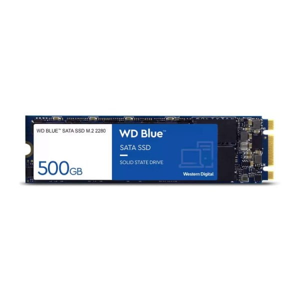 SSD WD Blue 500GB M2 2280 Sata 3 - WDS500G2B0B (Read/Write: 560/530 MB/s)