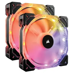 Quạt Case Corsair FAN HD 140 RGB LED – Hộp 2 FAN – with controller (CO-9050069-WW)