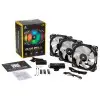 Quạt Case Corsair ML120 RGB Kit 3FAN + Lighting Node PRO (CO-9050076-WW)