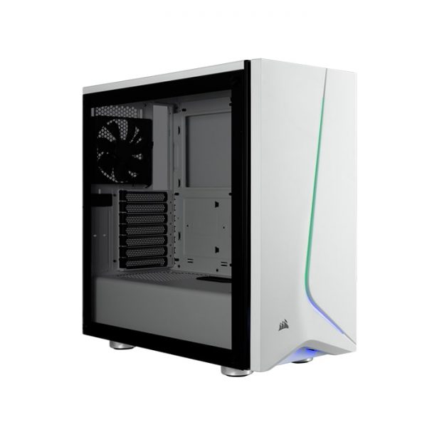 Case Corsair SPEC-06 Tempered Glass White RGB – kính cường lực (CC-9011147-WW)