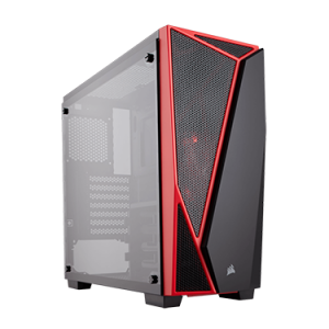 Case Corsair SPEC-04 Tempered Glass Black Red (CC-9011117-WW)