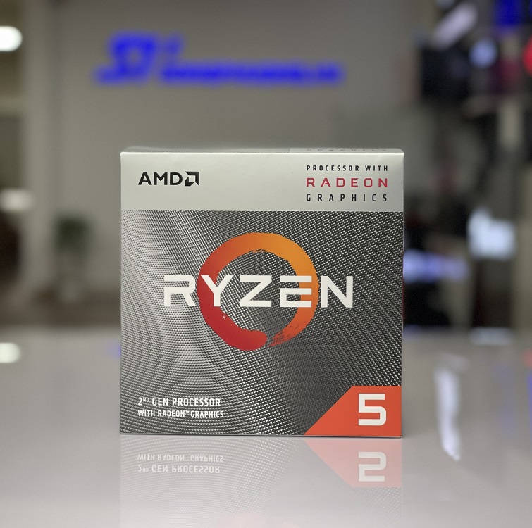 CPU AMD RYZEN 5 3400G (3.7 GHz boost 4.2 GHz, 4 nhân 8 luồng, 6MB Cache, Radeon Vega 11, 65W, Socket AM4)