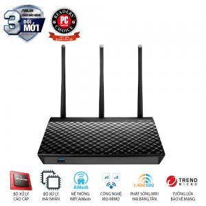Router Wifi Mesh ASUS RT-AC66U