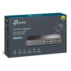 Switch POE Tp-Link TL-SG1016PE – 16-Port Gigabit Desktop/Rackmount PoE+ Easy Smart