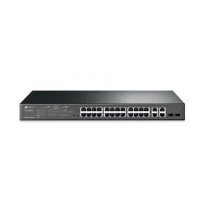 Switch POE Tp-Link T1500-28PCT – 24-Port 10/100Mbps + 4-Port Gigabit PoE+ Smart