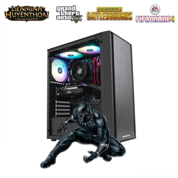 SP-Black Panther 010 (R5 3600/B450/Ram 8GB/GTX 1650 D6 VENTUS/SSD 120GB/500W/DOS)