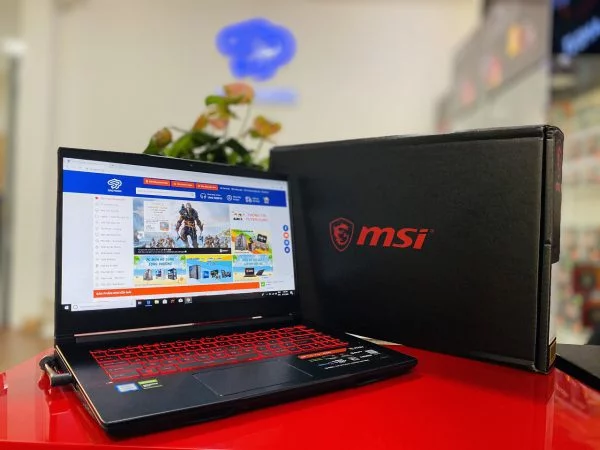 Laptop MSI Gaming GF63 Thin 9SC 400VN (i5 9300H, 8GB Ram, 256GB SSD, GTX 1650 Max Q 4GB, 15.6 inch FHD 60Hz IPS, Win 10, Đen)