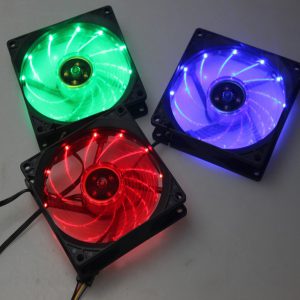 Fan Cooler Master Color 12cm Stickle Flow – Led Silent Fan (Blue – Green – Red) – MFX-B2DN-183PA-R1