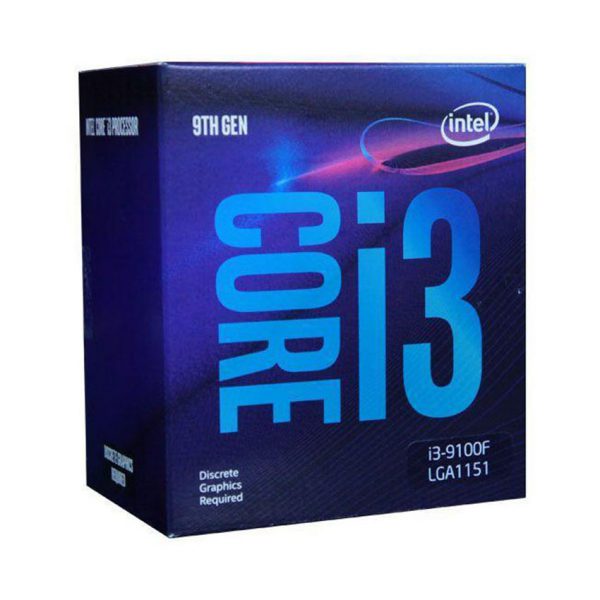 CPU Intel Core i3-9100F (3.6GHz Turbo 4.2GHz, 4 nhân 4 luồng, 6MB Cache, 65W) - SK LGA 1151-v2