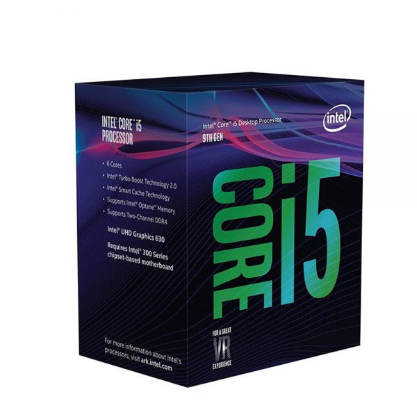 CPU Intel Core i5-9400 (2.9GHz Turbo 4.1GHz, 6 nhân 6 luồng, 9MB Cache, 65W) - SK LGA 1151-v2