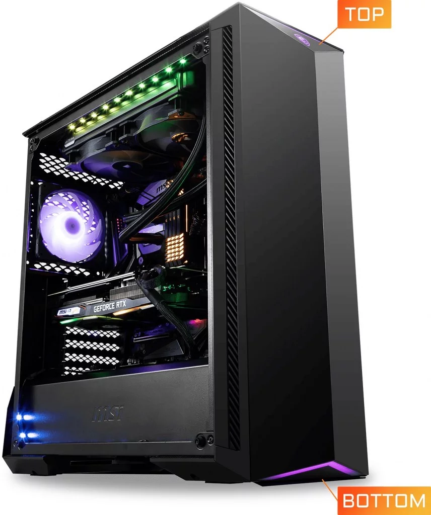 Case MSI MPG GUNGNIR 100 RGB Tempered Glasses - songphuong.vn