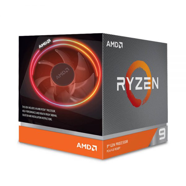 CPU AMD RYZEN 9 3900X (3.8GHz boost 4.6GHz, 12 nhân 24 luồng, 64MB Cache, 105W, Socket AM4)