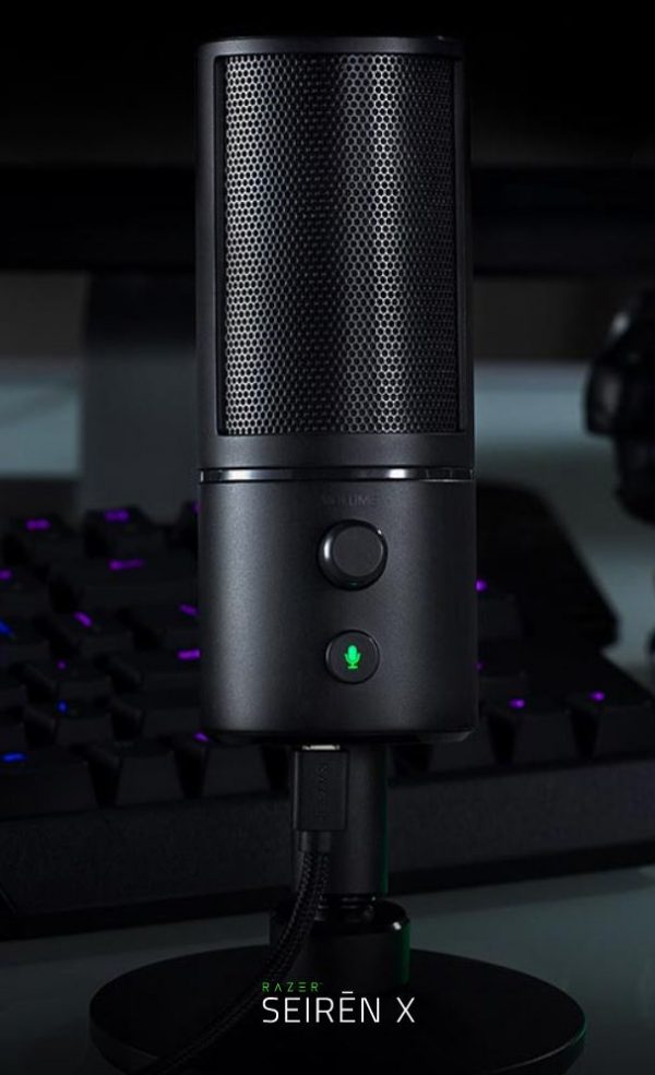 Microphone Razer Seiren X Quartz Edition