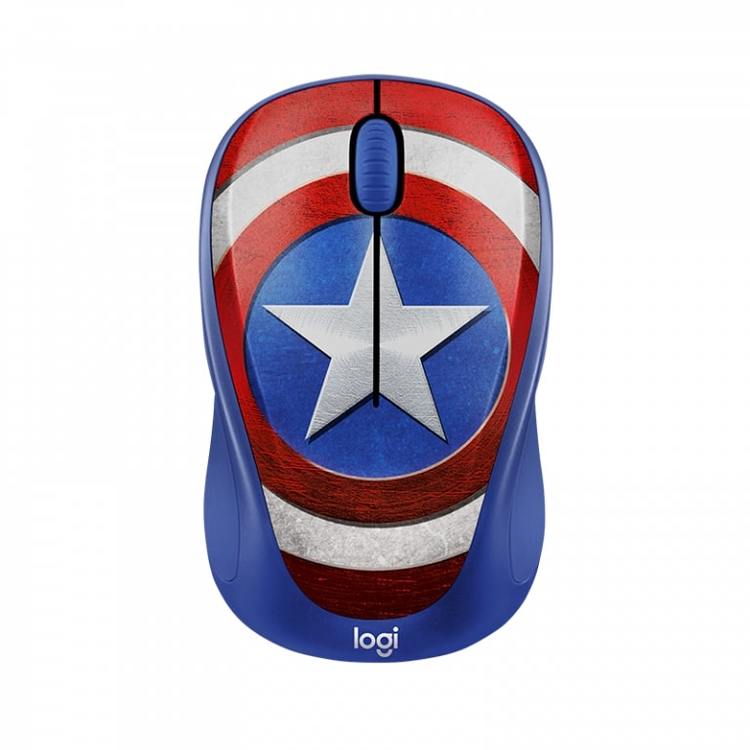 Chuột không dây Logitech M238 Marvel Collection Captain America - songphuong.vn