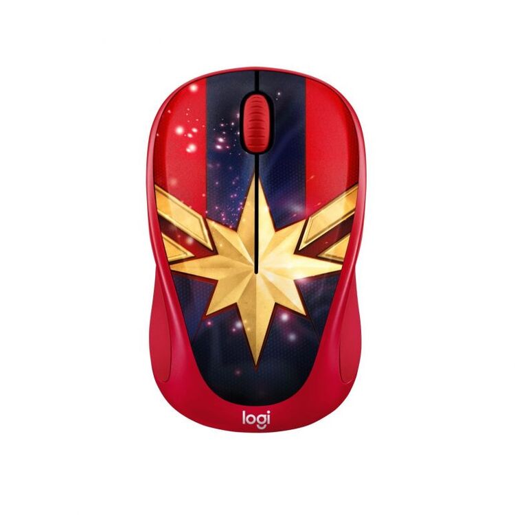 Chuột không dây Logitech M238 Marvel Collection Captain Marvel - songphuong.vn