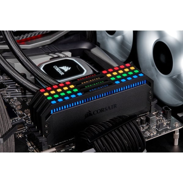 RAM CORSAIR DOMINATOR PLATINUM RGB BLACK 16GB (2x8GB) DDR4 3000MHz - CMT16GX4M2C3000C15 - songphuong.vn