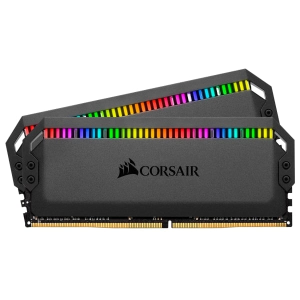 RAM CORSAIR DOMINATOR PLATINUM RGB BLACK 32GB (2x16GB) DDR4 3200MHz - CMT32GX4M2C3200C16