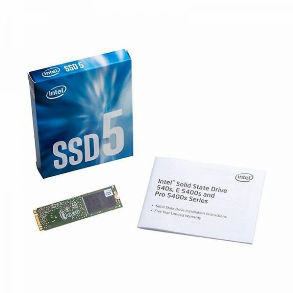 Intel® SSD 540s Series 180GB (M.2 SATA, Read/Write: 560/480 MB/s)
