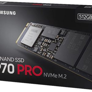 SSD Samsung 970 PRO 512GB M.2 NVMe – MZ-V7P512BW (M.2 NVMe, PCIe Gen3x4/ MLC NAND, R/W 3500MB/s – 2300MB/s, 370K/500K IOPS, 600TBW)