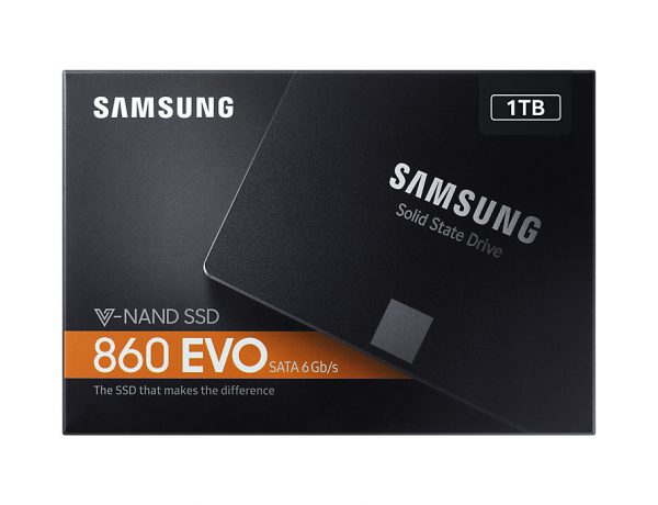 SSD Samsung 860 EVO 1TB SATA III (R/W 550MB/s - 520MB/s, MZ-76E1T0BW)