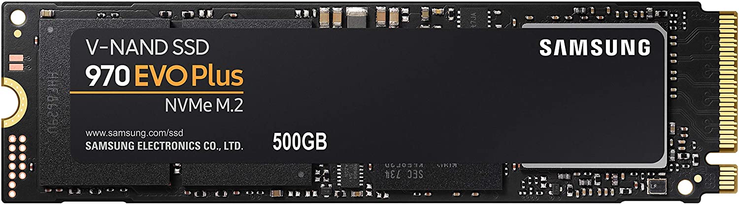 SSD Samsung 970 EVO PLUS 500GB M.2 NVMe - MZ-V7S500BW (M.2 NVMe PCIe Gen3x4/ 3 bit MLC NAND, R/W 3500MB/s - 3300MB/s, 480K/550K IOPS, 300TBW)