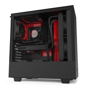 Case NZXT H510I Red/Black – CA-H510i-BR