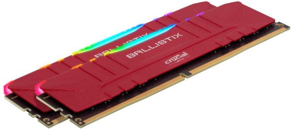 RAM Crucial Ballistix RGB 16GB Kit (2 x 8GB) DDR4-3200 (Red) BL2K8G32C16U4WL