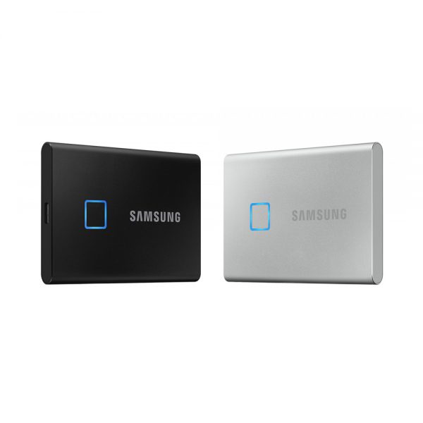 SSD Samsung T7 Touch 1TB - MU-PC1T0S/WW (2.5 inch USB -C, Silver, Up to 1,050MB/s)