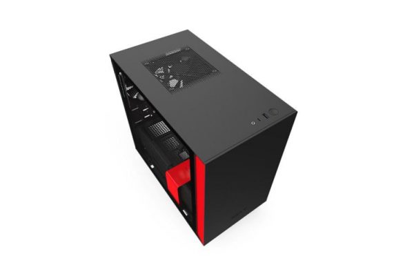 Case NZXT H210 Black/Red – CA-H210B-BR