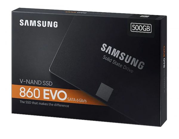 SSD Samsung 860 EVO 500GB SATA III (R/W 550MB/s - 520MB/s, MZ-76E500BW)