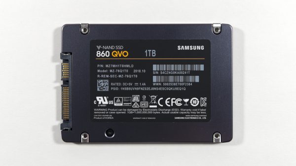 SSD Samsung 860 QVO 1TB - MZ-76Q1T0BW (2.5 inch SATA III, 4 bit MLC NAND, R/W 550MB/s - 520MB/s, 96K/89K IOPS, 360TBW)