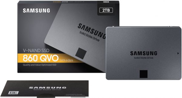 SSD Samsung 860 QVO 2TB - MZ-76Q2T0BW (2.5 inch SATA III, 4 bit MLC NAND, R/W 550MB/s - 520MB/s, 96K/89K IOPS, 720TBW)
