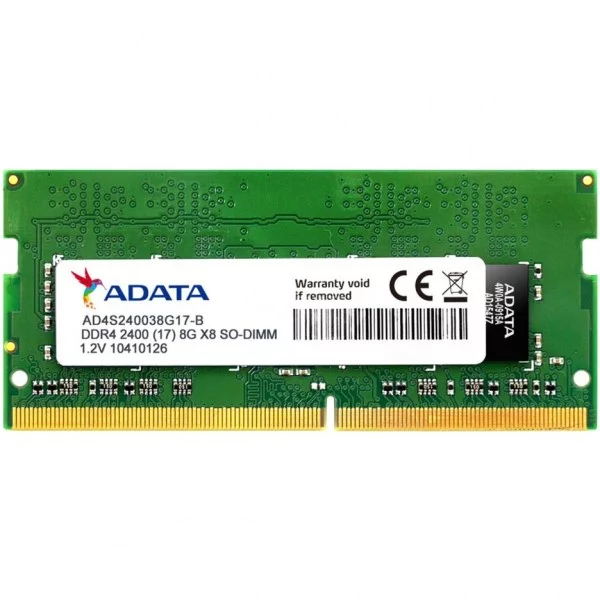 RAM ADATA 8GB DDR4 2666MHz SO-DIMM - AD4S266638G19-S