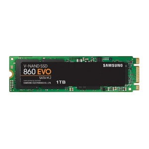 SSD Samsung 860 EVO 1TB M.2 -2280 – MZ-N6E1T0BW (M.2 -2280 SATA III, 3 bit MLC NAND, R/W 550MB/s – 520MB/s, 98K/90K IOPS, 600TBW)