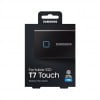 SSD Samsung T7 Touch 1TB - MU-PC1T0S/WW (2.5 inch USB -C, Silver, Up to 1,050MB/s)