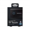 SSD Samsung T7 Touch 500GB - MU-PC500S/WW (2.5 inch USB -C, Silver, Up to 1,050MB/s)