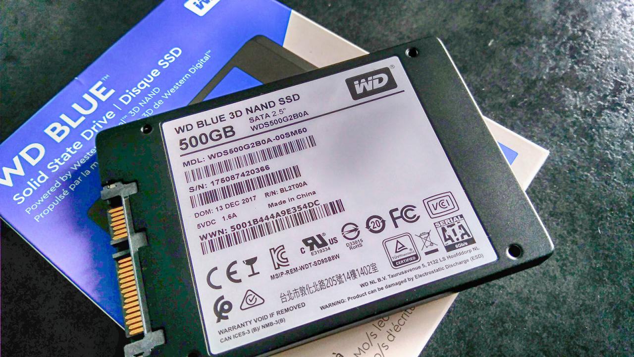 2. SSD WD BLUE 500GB SATA - WDS500G2B0A _songphuong.vn