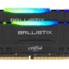 Ram Crucial Ballistix RGB 16GKIT(2 x 8GB) Bus 3200 ĐEN - BL2K8G32C16U4BL