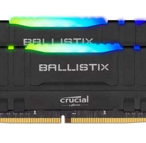 Ram Crucial Ballistix RGB 16GKIT(2 x 8GB) Bus 3200 ĐEN – BL2K8G32C16U4BL