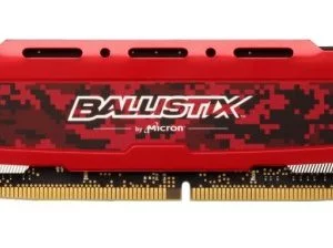 RAM Desktop Ballistix Sport LT Red 16GB DDR4-2400 UDIMM BLS16G4D240FSE