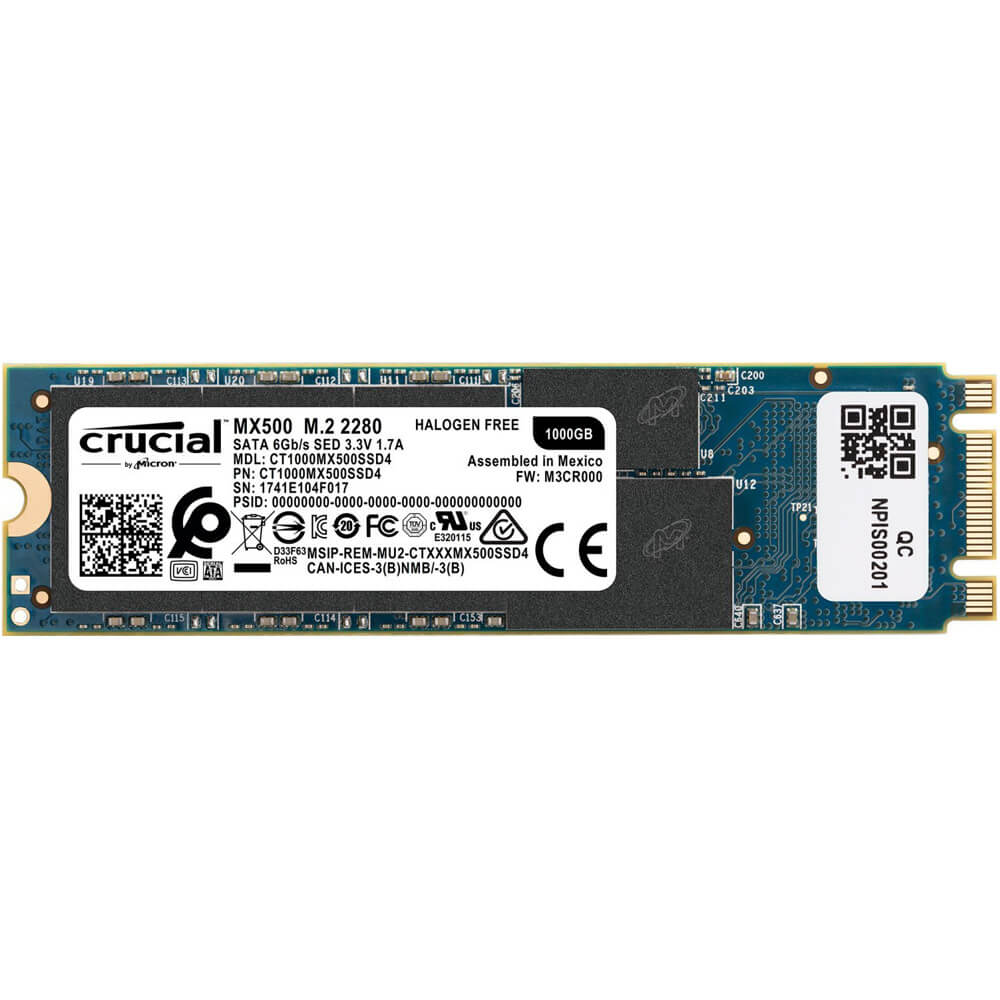 SSD Crucial MX500 1TB M.2 2280 - CT1000MX500SSD4 - Song Phương